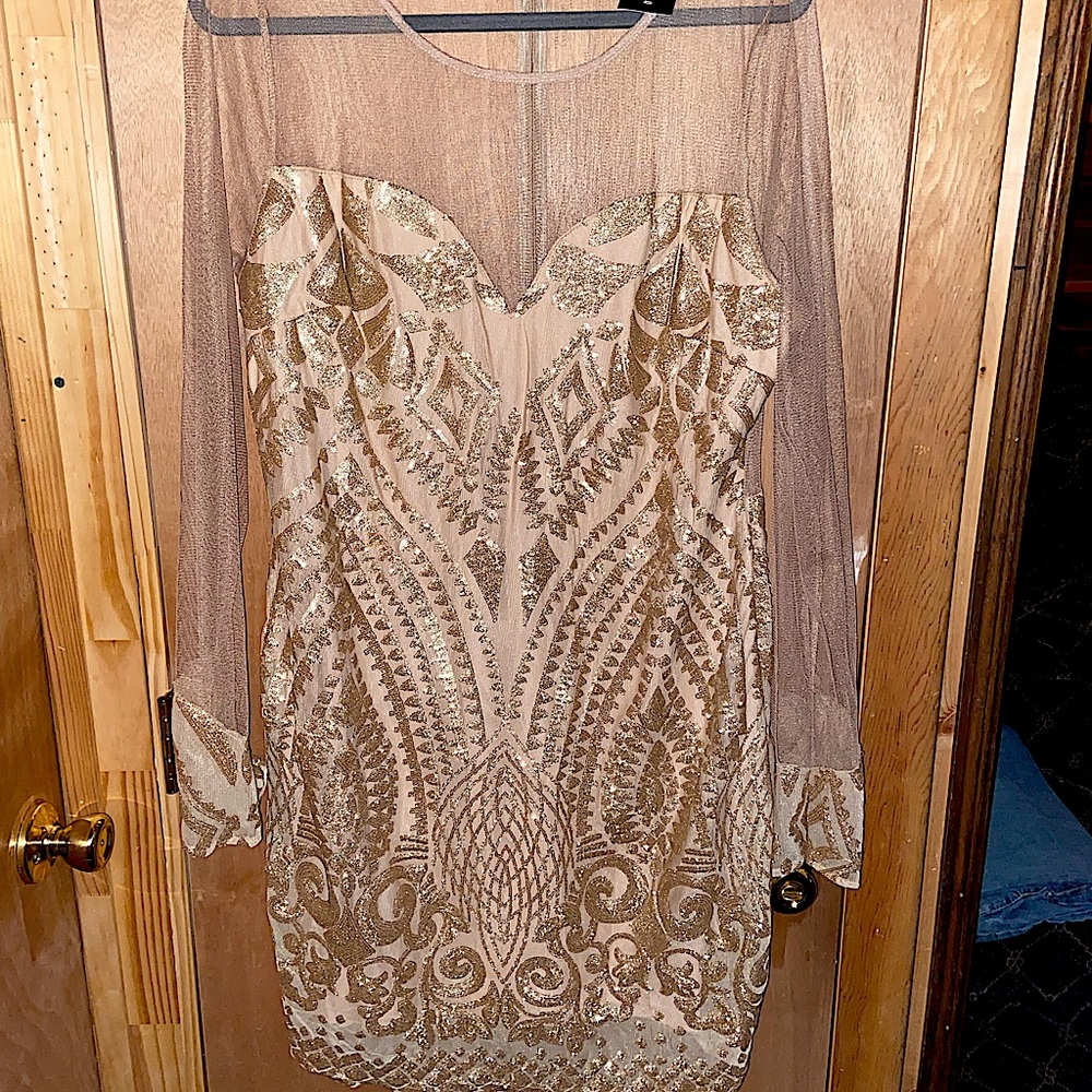 Plus size cocktail dress